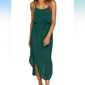 Green Sleeveless Dress